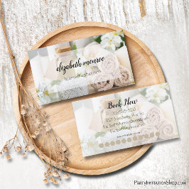 Wellness-Center Handgeschriebene Script Calligraph Visitenkarte