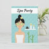 Wellness-Center Illustration Wellness-Center Day B Einladung (Stehend Vorderseite)