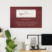 Wellness-Center jenseits des Posters Poster (Heimbüro)
