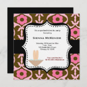 Wellness-Center Junggeselinnen-Abschied Einladung (Vorne/Hinten)