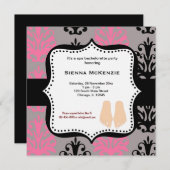 Wellness-Center Junggeselinnen-Abschied Einladung (Vorne/Hinten)