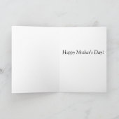 Wellness-Center-Karte der Mutter Tages Karte (Innenseite)