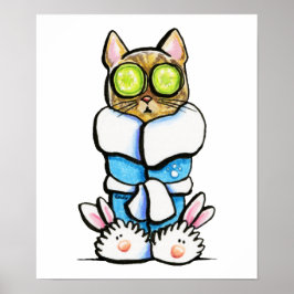 Wellness-Center Kitty Cat Poster
