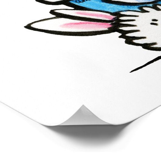 Wellness-Center Kitty Cat Poster (Ecke)