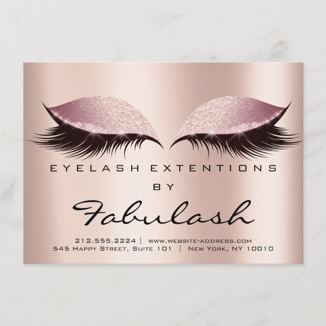 Wellness-Center "Lashes Aftercare Instructions" (A (Vorderseite)
