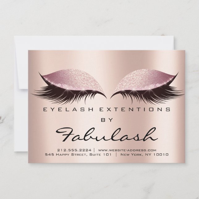 Wellness-Center "Lashes Aftercare Instructions" (A (Vorderseite)