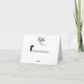 Wellness-Center-like Birthday wünschcard Karte (Rückseite)