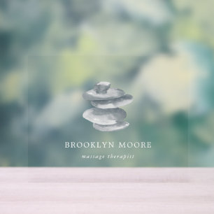 Wellness-Center-Logo Tor-Zeichen Acrylschild