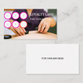 WELLNESS-CENTER LOYALTY CARD VISITENKARTE (Vorne/Hinten)