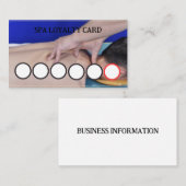 WELLNESS-CENTER LOYALTY CARD VISITENKARTE (Vorne/Hinten)