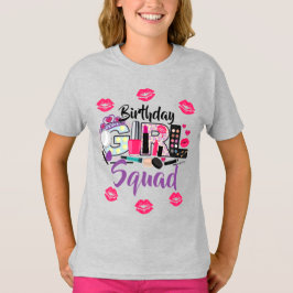 Wellness-Center Make up Squad Birthday Girl T-Shirt