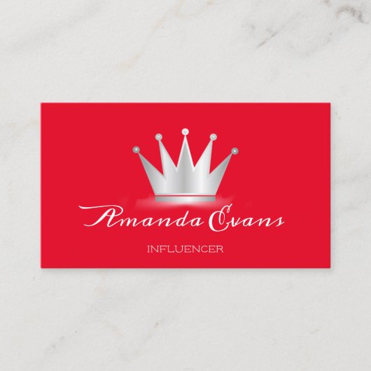 WELLNESS-CENTER Makeup Artist Gray Crown Royal Pri Terminkarte (Vorderseite)