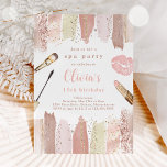 Wellness-Center Makeup Geburtstagsparty Pink Glitz Einladung<br><div class="desc">Wellness-Center Makeup Geburtstagsparty Pink Glitz & Glam Party Einladung Alle Designs sind © PIXELPERFECTIONPARTYLTD</div>