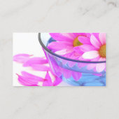 Wellness-Center Massage Blume Visitenkarte (Rückseite)