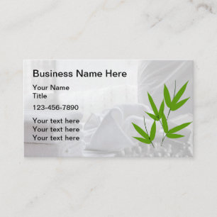 Wellness-Center Massage Business Cards Visitenkarte
