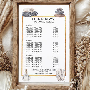 Wellness-Center Massage Preise Dienstleistungen Wa