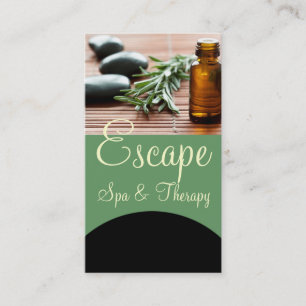 Wellness-Center Massage Therapist Klinik Wellness  Visitenkarte