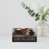 Wellness-Center Massage Therapist Klinik Wellness Visitenkarte (Stehend Vorderseite)