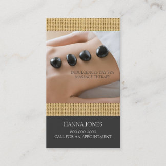 Wellness-Center | Massage Therapy Business Card Visitenkarte