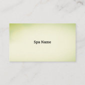 Wellness-Center Massage Visitenkarte (Rückseite)