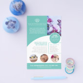 Wellness-Center Massage Wellness-Center Aqua QR Pr Flyer (Einzeln)