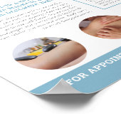 Wellness-Center Massage Wellness-Center Therapie F Poster (Ecke)