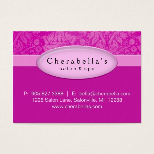 Wellness-Center mit der Salon-Gift-Karte (Vorderseite)