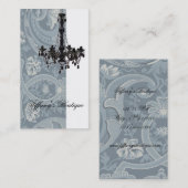 Wellness-Center mit feuchtem Kronleuchter Visitenkarte (Vorne/Hinten)