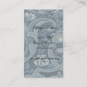 Wellness-Center mit feuchtem Kronleuchter Visitenkarte (Rückseite)