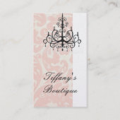 Wellness-Center mit feuchtem Kronleuchter Visitenkarte (Vorderseite)