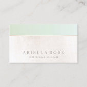 Wellness-Center mit natürlichem Hautpflegesystem,  Visitenkarte (Vorderseite)