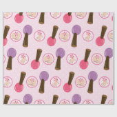 Wellness-Center-Musterverpackungspapier Geschenkpapier (Flach)