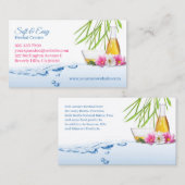 Wellness-Center Natural Herbs Business Card Visitenkarte (Vorne/Hinten)