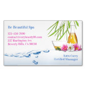 Wellness-Center Natürliche Wellness Magnetische Visitenkarte (Vorderseite)