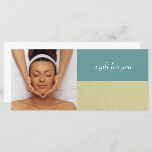 Wellness-Center- oder Massagetherapeut Geschenkgut (Vorne/Hinten)