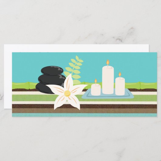 Wellness-Center- oder Salon-Geschenkgutscheine (Vorne/Hinten)