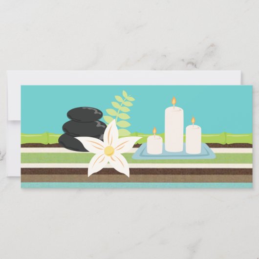 Wellness-Center- oder Salon-Geschenkgutscheine (Vorderseite)