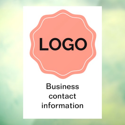 Wellness-Center- oder Salonzeichen Fensteraufkleber (Blatt 3)