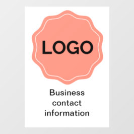 Wellness-Center- oder Salonzeichen Fensteraufkleber