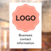 Wellness-Center- oder Salonzeichen Fensteraufkleber (Blatt 2)