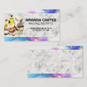 Wellness-Center | Öle und Salze Visitenkarte (Vorne/Hinten)