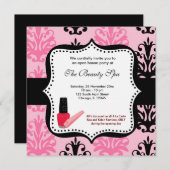 Wellness-Center Open House Einladung (Vorne/Hinten)