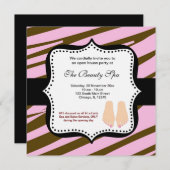 Wellness-Center Open House Einladung (Vorne/Hinten)