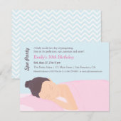 Wellness-Center Pampering Girls Geburtstagsparty E Einladung (Vorne/Hinten)