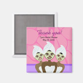 WELLNESS-CENTER PARTY Brautparty oder Geburtstag G Magnet (Vorderseite/Rückseite)