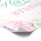 Wellness-Center-Party der Haarbahnhof Poster (Ecke)