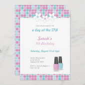 WELLNESS-CENTER Party Einladung (Vorne/Hinten)