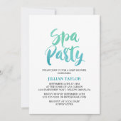 Wellness-Center-Party Einladung (Vorderseite)