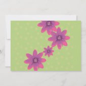 Wellness-Center Party Einladung (Rückseite)