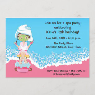 Wellness-Center-Party Einladung